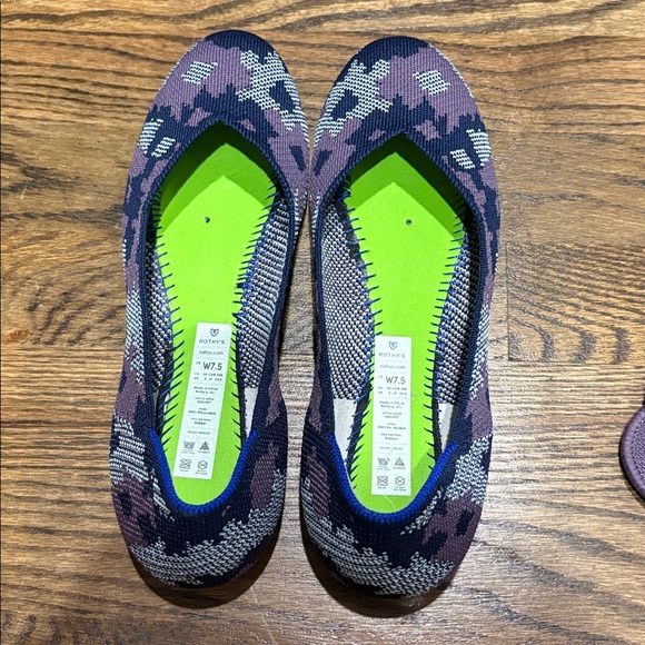 Rothy's Botanicamo Rounded Toe Flats 7.5 - Picture 3 of 4